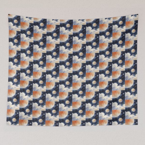 Item preview, astronaut gently floating above soft fluffy clouds designed and sold by KiraChie.