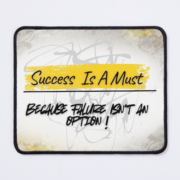 Item preview, Failure Isn't A Option Inspirational Movtivation design text designed and sold by WhyWait Studio Gifts.