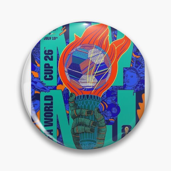 Item preview, FIFA World Cup 2026 New York/New Jersey Official Poster – Torch of Unity designed and sold by ArhaanFashions.