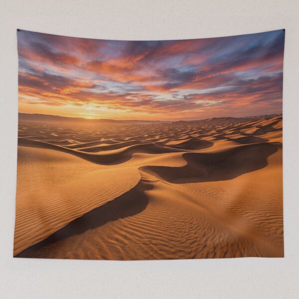 Item preview, Endless Desert Dunes Under a Colorful Sunset designed and sold by Quiet life.