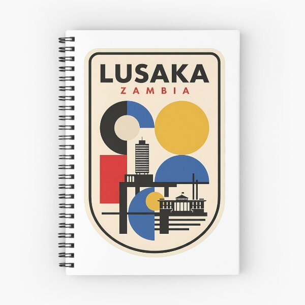 Item preview, Retro Lusaka Zambia Geometric Travel Poster Style designed and sold by k3rstman1.