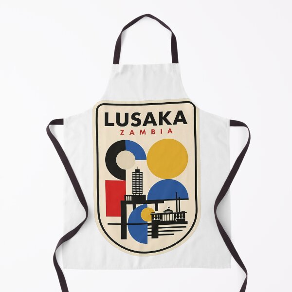 Item preview, Retro Lusaka Zambia Geometric Travel Poster Style designed and sold by k3rstman1.