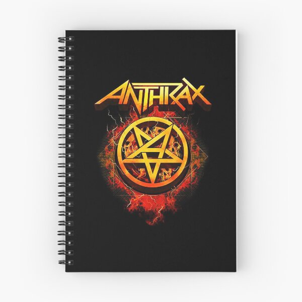 Item preview, Anthrax Pentagram Fire Logo Thrash Metal designed and sold by jonasuhali33.