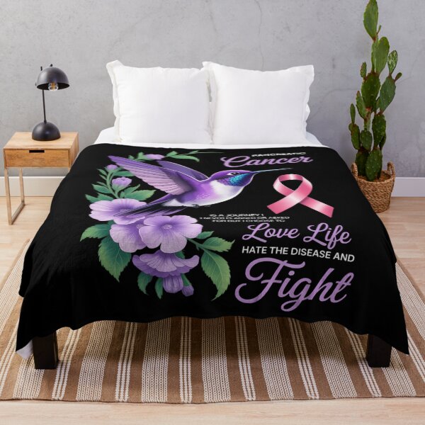 Item preview, Pancreatic Cancer Pancreatic Awareness Sublimation Purple Ribbon Cancer Support Graphics designed and sold by sailorjessiArt.