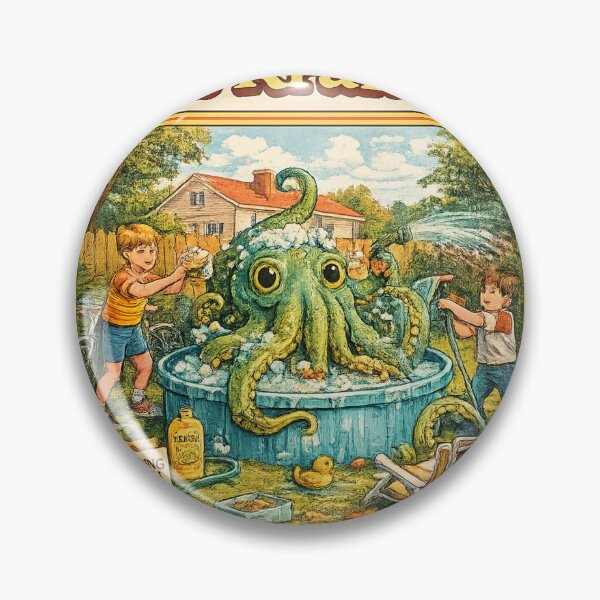 Item preview, How To Care For Your Pet Kraken | Retro Vintage Monster Humor designed and sold by RushVibeWear.