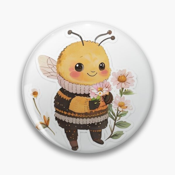 Item preview, Fluffy Bee in a Knitted Sweater Cute Sticker designed and sold by SoftPanic.