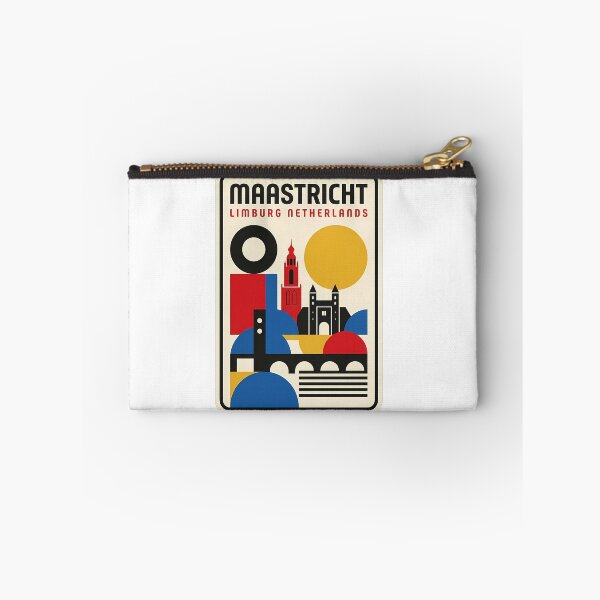 Item preview, Maastricht Netherlands Retro Geometric Travel Poster designed and sold by k3rstman1.