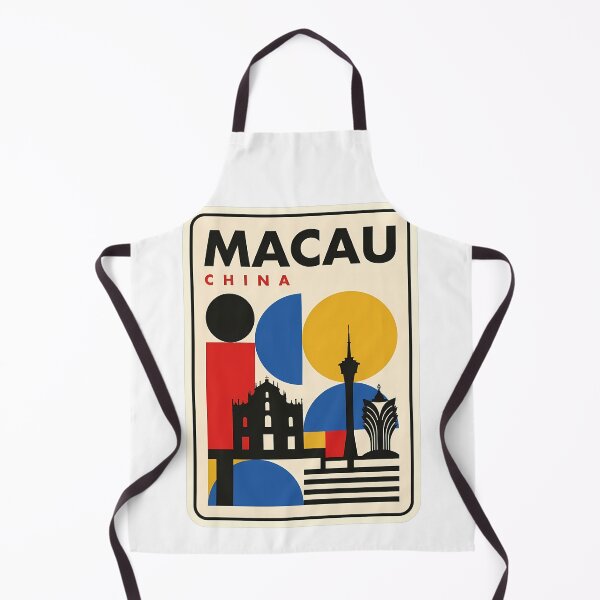 Item preview, Minimalist Macau China Landmark Geometric Travel designed and sold by k3rstman1.