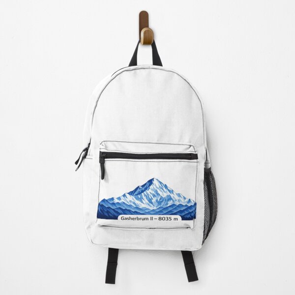 Item preview, Gasherbrum II 8035 m – Minimalist Himalayan Mountain Sticker designed and sold by Gabe1983.