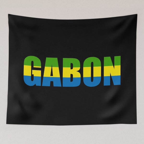 Item preview, Gabon Flag GA designed and sold by shitpostee.
