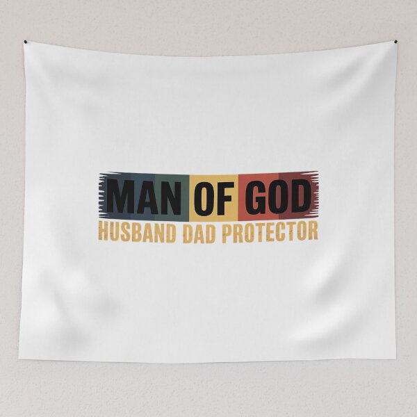 Item preview, Man of God Husband Dad Protector Christian Faith Fathers Day designed and sold by sailorjessiArt.