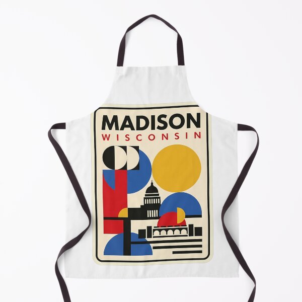 Item preview, Retro Madison Wisconsin Geometric State Capitol Skyline designed and sold by k3rstman1.