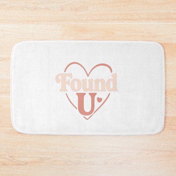 Item preview, Found U – Minimal Romantic Typography Design designed and sold by Lovestickerco.