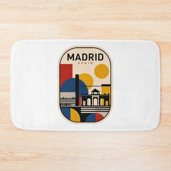 Item preview, Modern Madrid Spain Abstract Geometric Landmarks designed and sold by k3rstman1.