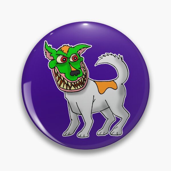 Item preview, Funny Monster Dog Cartoon | Cute Halloween Pet Costume Meme designed and sold by MyxaART.