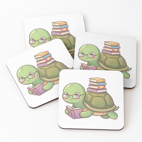 Item preview, turtle and book lazying study designed and sold by strayratss55.