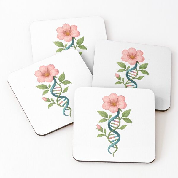 Item preview, DNA Flower – Botanical Science Art designed and sold by Yomere.