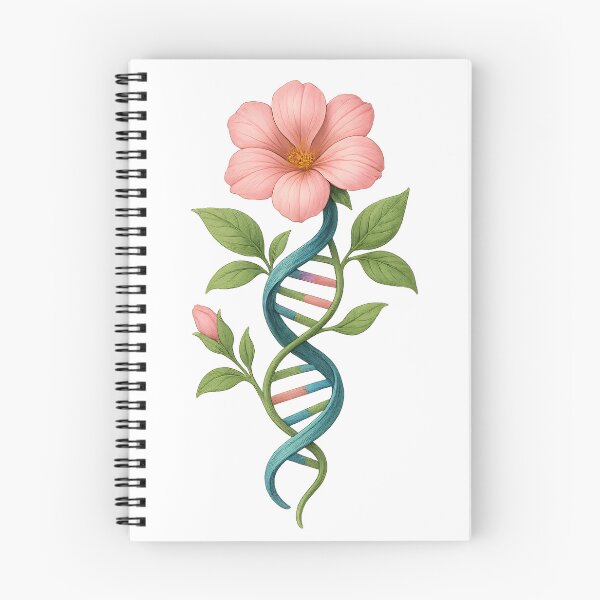 Item preview, DNA Flower – Botanical Science Art designed and sold by Yomere.