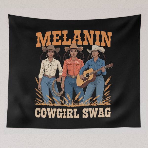 Item preview, Melanin Cowgirl Swag Black History Africa Melanin Juneteenth designed and sold by sailorjessiArt.