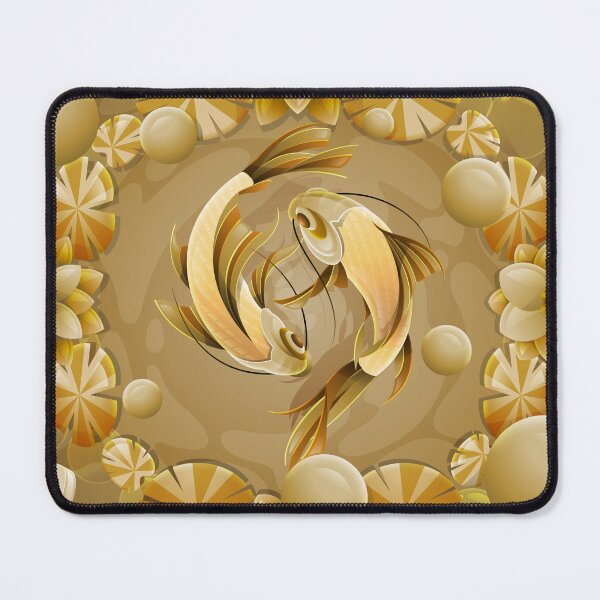 Item preview, Golden Koi Fish Fortune And Wealth Illustration designed and sold by Lexkon Liu's art.