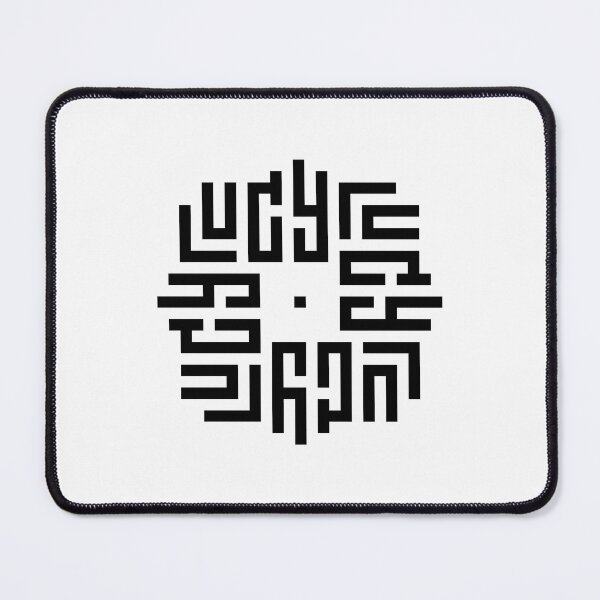 Item preview, LUCY | Black | Modern Geometric Kufi Calligraphy | From Name to Art designed and sold by FOR YOUR NAME.