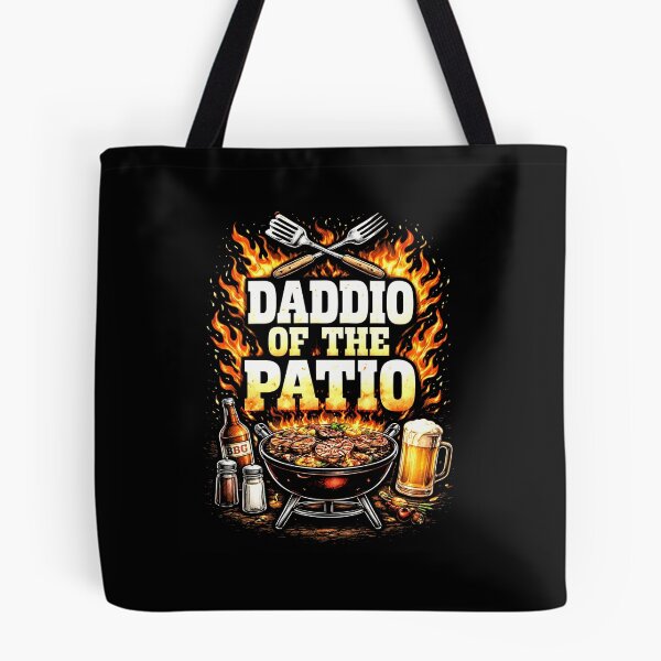 Item preview, Daddio Of The Patio Funny BBQ Grill Master Dad Design designed and sold by msaloyach.