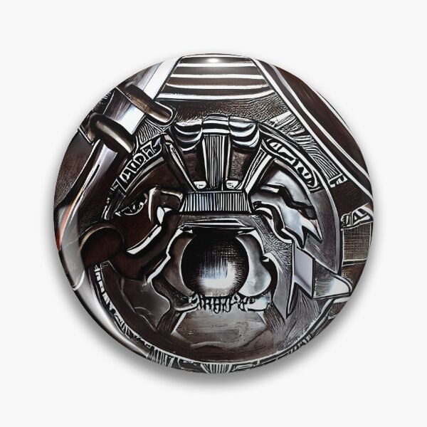 Item preview, Dark Armored Ritual Blade Surreal Abstract Art designed and sold by YugenWorkshop.