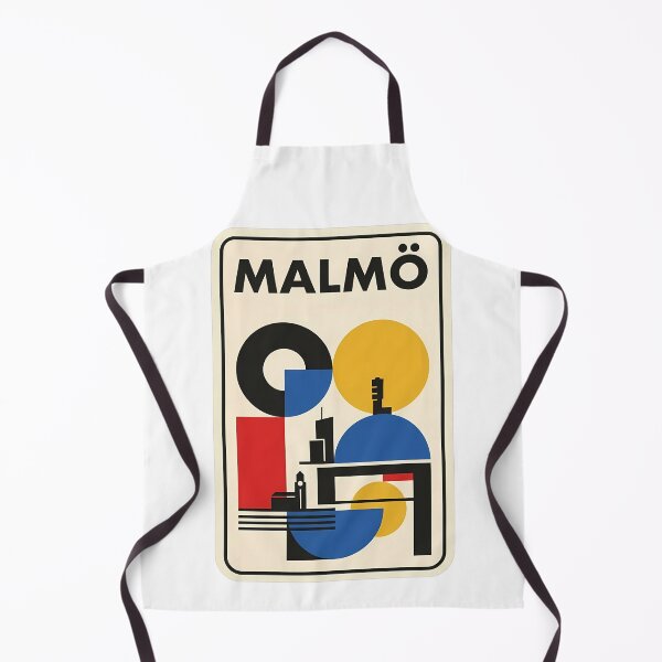 Item preview, Malmö Sweden Geometric Bauhaus Travel Poster Art designed and sold by k3rstman1.
