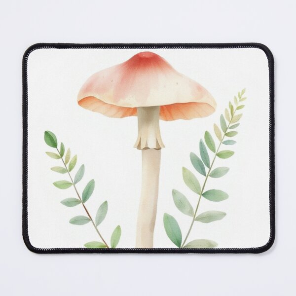 Item preview, Watercolor Botanical Mushroom Fine Art Print designed and sold by Vida e Arte.