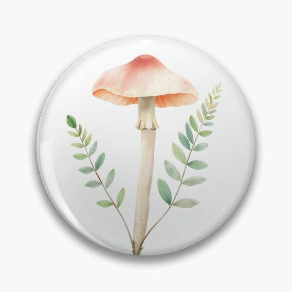 Item preview, Watercolor Botanical Mushroom Fine Art Print designed and sold by Vida e Arte.