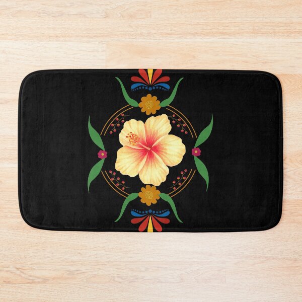 Item preview, Hibiscus Folk Art Mandala | Tropical Floral Ornament designed and sold by GorinART.