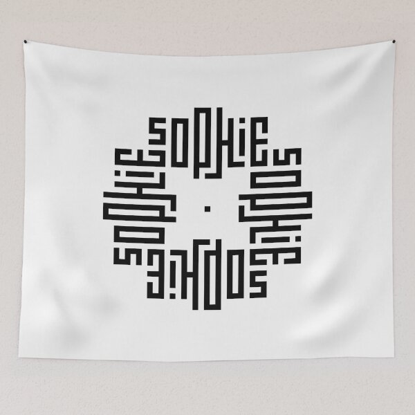 Item preview, SOPHIE | Black  | Modern Geometric Kufi Calligraphy | From Name to Art   designed and sold by FOR YOUR NAME.