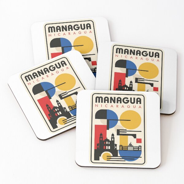 Item preview, Managua Nicaragua Retro Geometric Travel designed and sold by k3rstman1.