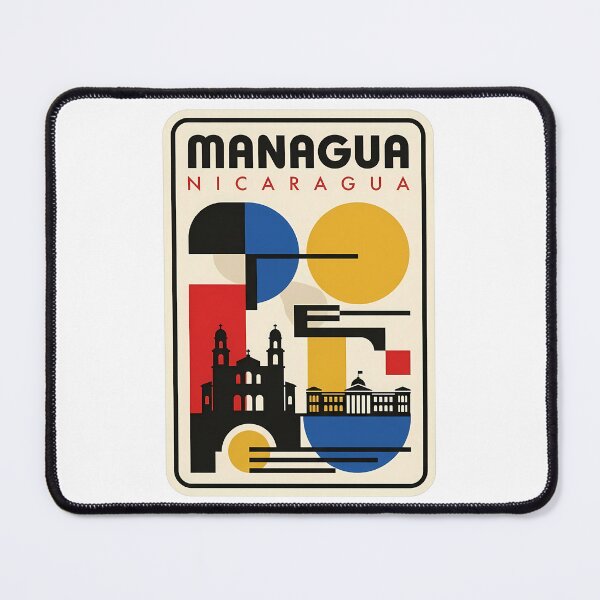 Item preview, Managua Nicaragua Retro Geometric Travel designed and sold by k3rstman1.