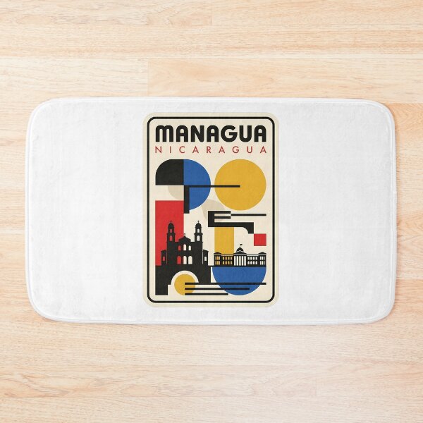 Item preview, Managua Nicaragua Retro Geometric Travel designed and sold by k3rstman1.