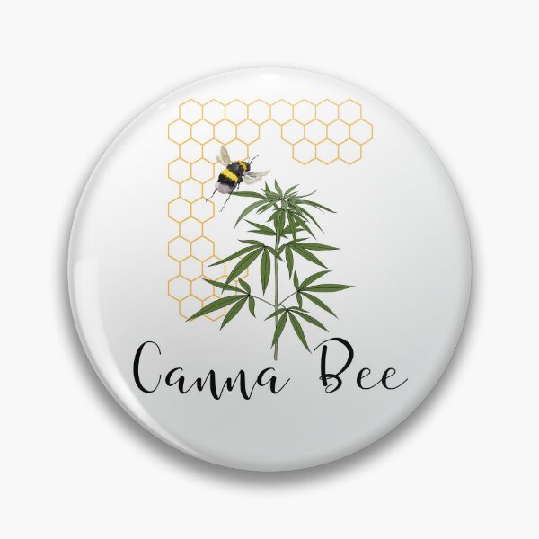 Item preview, Canna Bee Funny Design For Chill People And Plant Lovers designed and sold by Glitch-Cult.