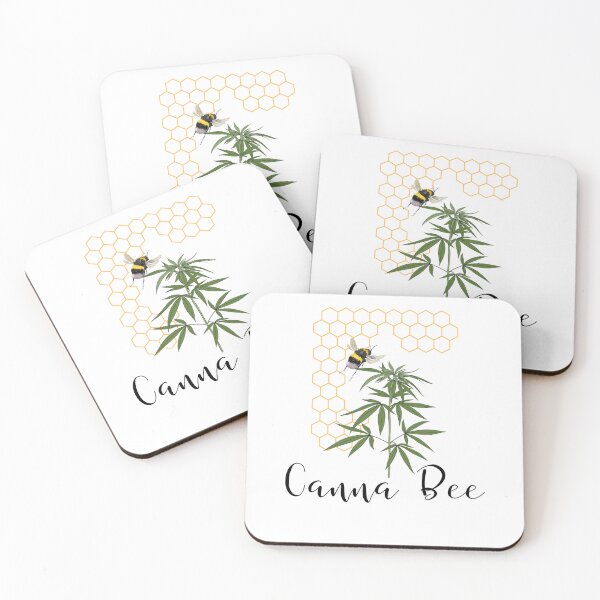 Item preview, Canna Bee Funny Design For Chill People And Plant Lovers designed and sold by Glitch-Cult.