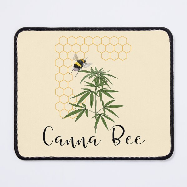Item preview, Canna Bee Funny Design For Chill People And Plant Lovers designed and sold by Glitch-Cult.