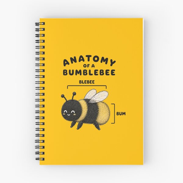Item preview, Funny Anatomy Of A Bumblebee Blebee Bum Cute  designed and sold by bosamji.