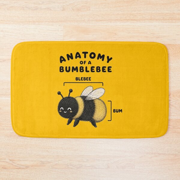 Item preview, Funny Anatomy Of A Bumblebee Blebee Bum Cute  designed and sold by bosamji.