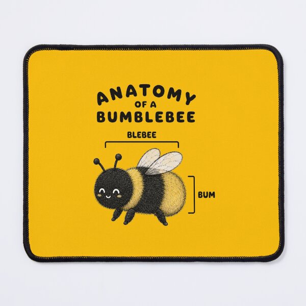 Item preview, Funny Anatomy Of A Bumblebee Blebee Bum Cute designed and sold by bosamji.