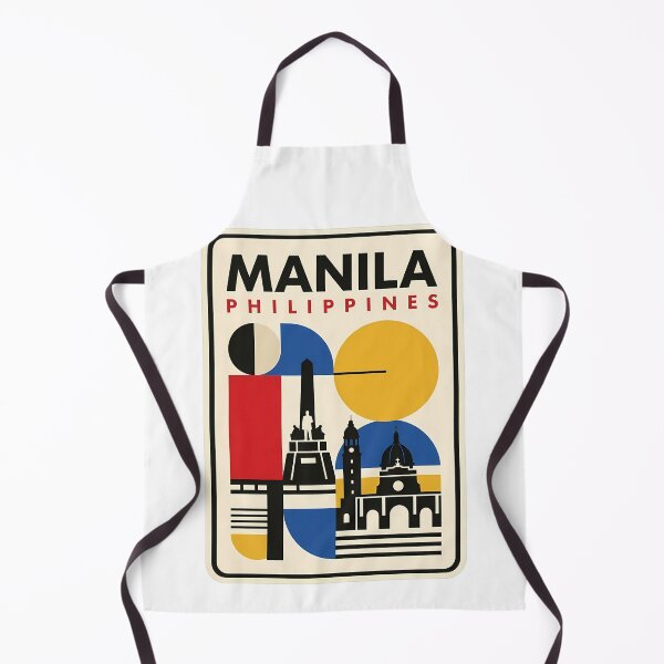 Item preview, Manila Philippines Retro Minimalist Geometric Skyline designed and sold by k3rstman1.