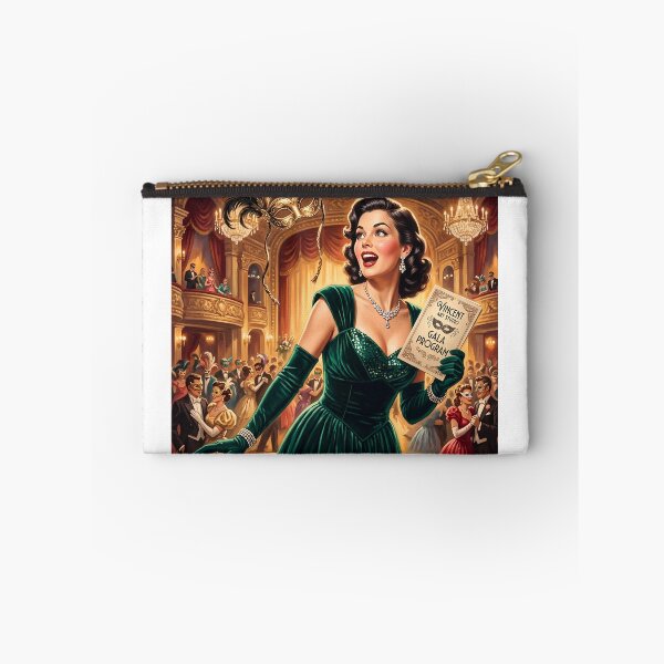 Item preview, Vintage Masquerade Gala Glamour Art Print designed and sold by Vincent-68.