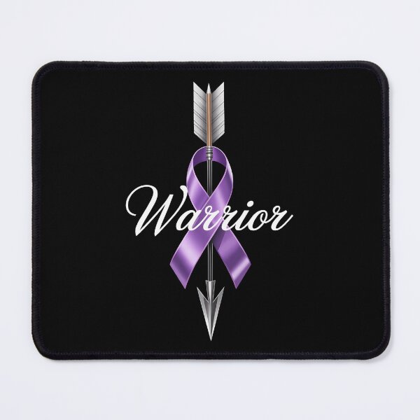 Item preview, Pancreatic Cancer Pancreatic Cancer Warrior Cancer Awareness Purple Ribbon designed and sold by sailorjessiArt.