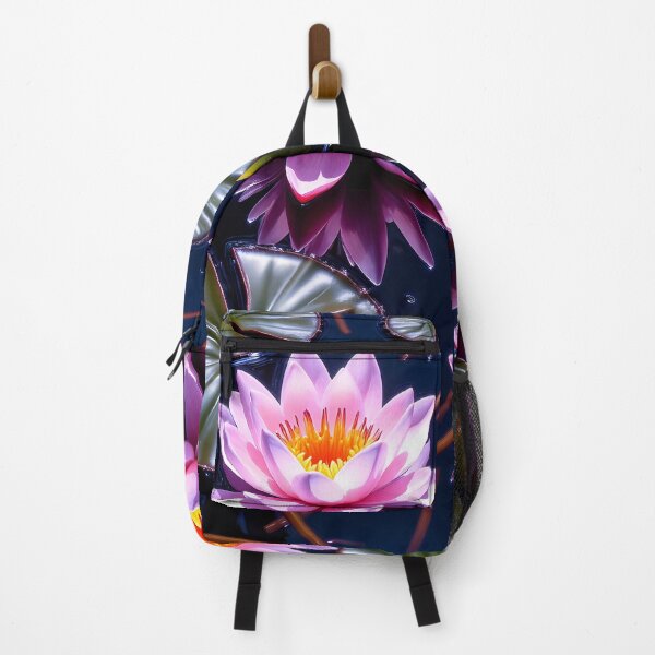 Item preview, Water lilies in full moonlight designed and sold by KLERIKSTORE.