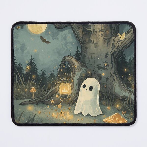 Item preview, little ghost garden night designed and sold by cecilieraibel.
