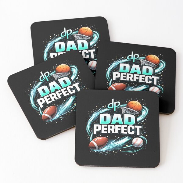 Item preview, Dad Perfect Sports Theme Funny Father Design for Active Dads designed and sold by msaloyach.