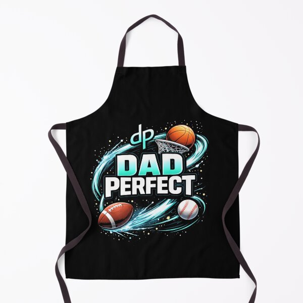Item preview, Dad Perfect Sports Theme Funny Father Design for Active Dads designed and sold by msaloyach.