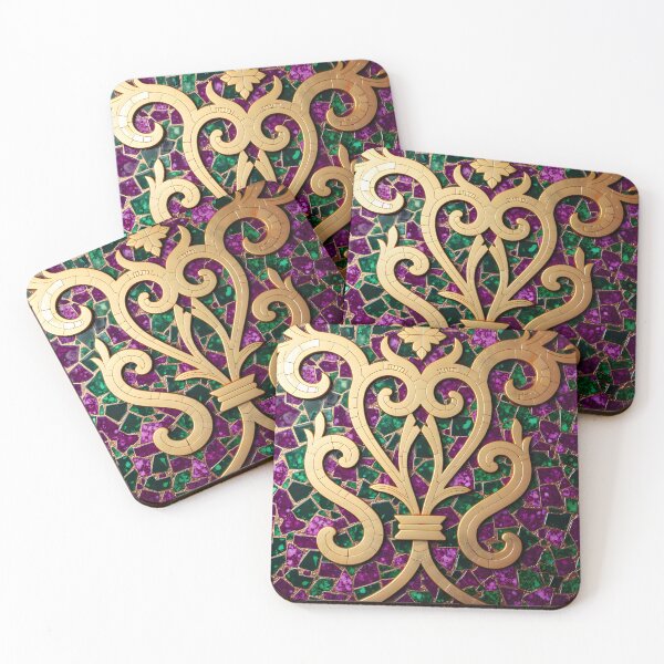 Item preview, Byzantine Gold Regal Modern Mosaic designed and sold by KLERIKSTORE.