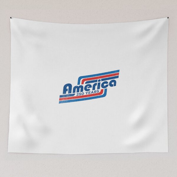 Item preview, 250 Years USA Retro-Red Blue And White  designed and sold by KustMeram.